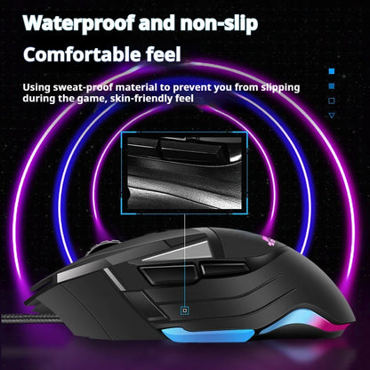 High Performance G502 RGB Backlight USB Wired Gaming Mouse Durable Programmable Design for Right Desktop Gamers Adjustable DPI