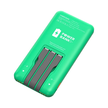Portable 6000mAh Mobile Power Bank with 3 USB Cable Shareable and Compatible with Any Portable Power Source
