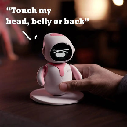 In Stock Immediate Delivery for Pink Eilik Emo Robot Toy Cute Smart Companion Pet Robot Christmas Gifts