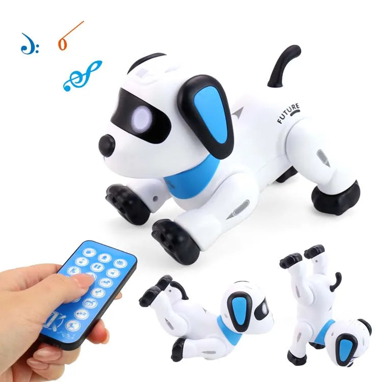 2.4Ghz RC Pet Robot Wholesale Toys with Light Stunt Smart Animals Robotic Dog Robot Pet Manufacture