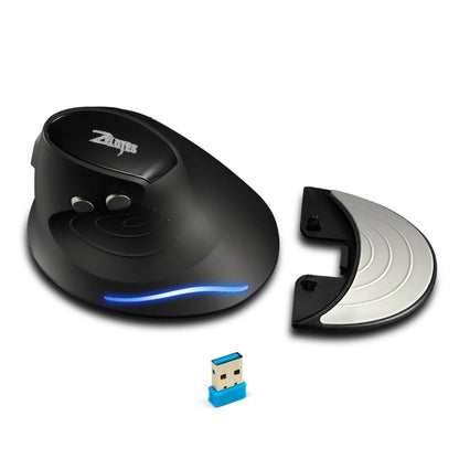 ZELOTES F-17 2.4GHz Wireless Right-Handed Gaming Mouse Vertical Optical Design RGB Backlit 6 Keys with 3 Adjustable DPI