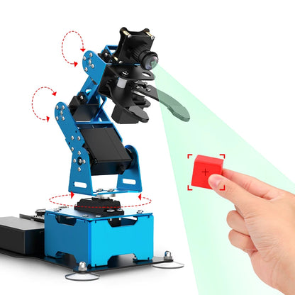 Smart AI Vision Robot Arm ArmPi Mini Powered by Raspberry Pi for Recognition, Tacking and Sorting
