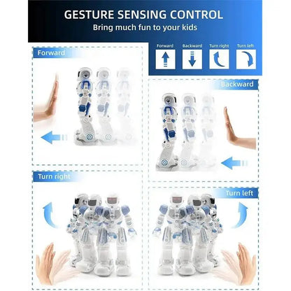 Newest Large Size Dancing Rabbit Magnetic Programmable Interactive APP Control Wireless Connect RC Humanoid Smart Robot Toy