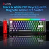 LDON 68 New Model RGB Wired Mechanical Keyboard 8000Hz Magnetic Switch 68 Laser Keys for PC Desktop Gaming Operation