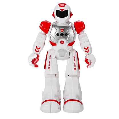 Robocop Early Education Smart Model Toy for Kids Unisex Plastic Remote Control Robot With Singing Infrared Sensor Light Function
