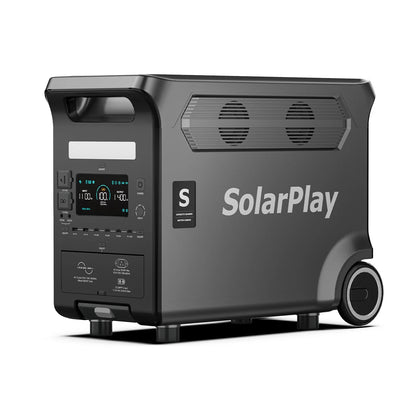 Solarplay 3600W Portable Mobile Power Station, Meet Your Outdoor Power Needs for a Day