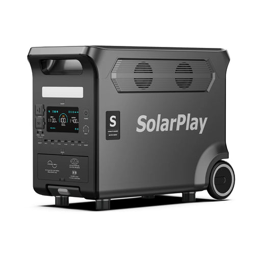 Solarplay 3600W Portable Mobile Power Station, Meet Your Outdoor Power Needs for a Day