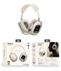 MAX600  New Wireless Over-Ear Bt Headphones with RGB Digital Display Screen Earphones and TF Card Gaming TWS HIFI Music