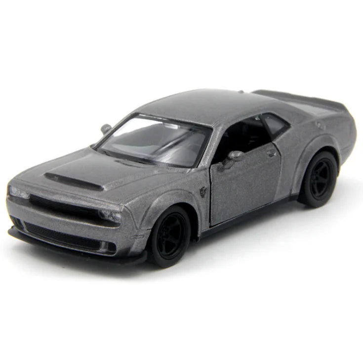 Hot Sell Diecasts Toy Vehicles 1:36 Scale High Simulation Challenger Muscle Car Alloy Pull Back Collection Toy Cars Model Gifts