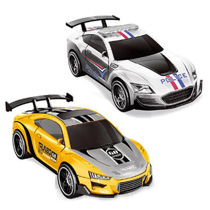 A49-9B 1/43 Scale DIY Slot Car Track Set Wholesale Hand-operate Racing Stainless Steel & Plastic Track Set 5.6 Meter