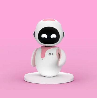 In Stock Immediate Delivery for Pink Eilik Emo Robot Toy Cute Smart Companion Pet Robot Christmas Gifts