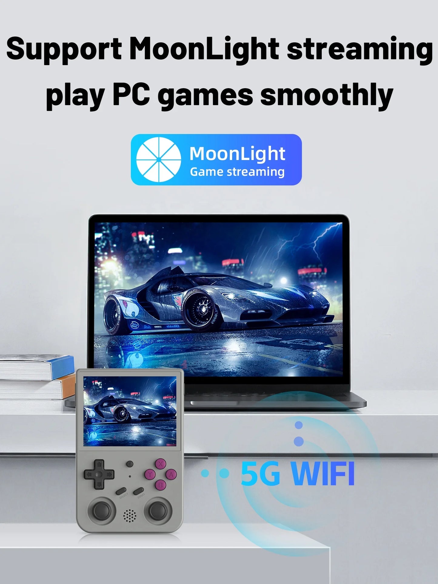 Original RG353V 3.5 INCH Video Game Console Android 11 Linux OS HD Handheld Game Player with Wi-Fi Satisfactory Drop Shipping