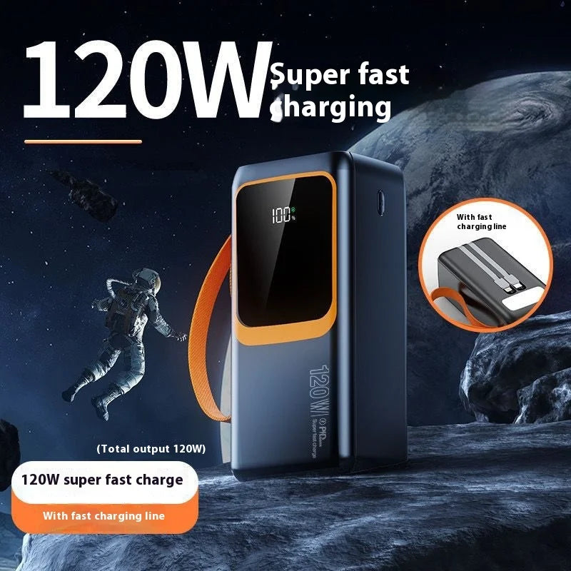 Wholesale 20000mAh Large Capacity Mobile Power Bank Custom Logo LED Display Type-C Li-Polymer Battery ABS Material Built-in 20W