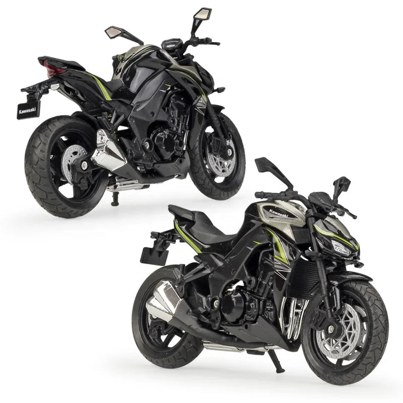 Motorcycle  Z 1000 R 1 :18 Diecast Model Cars Motorcycle Toy Cars for Kids