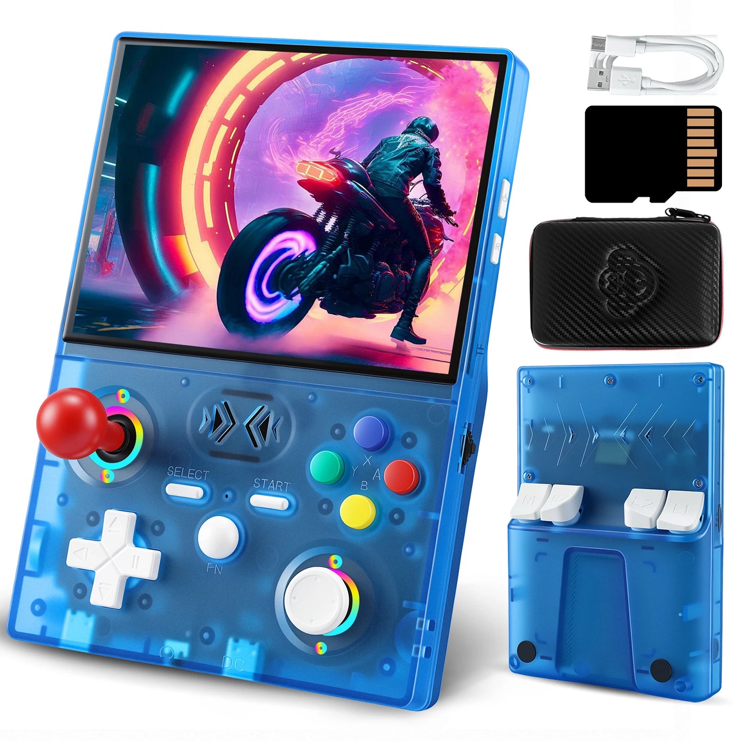 XF45V 4.5 Inch IPS Screen Handheld Gaming Player Linux System Portable Retro Handheld Game Console
