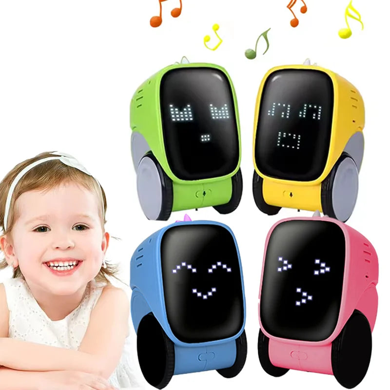 Intelligent Kids Toys Ai Educational Smart Robot   Remotely Programmed Robot  Touch Gesture Control Voice Robot Ai Toys for Kids