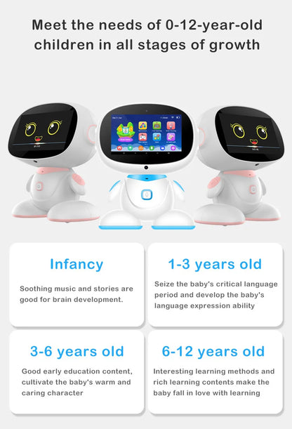 Remote Control Robot Intelligent Playing Kids Smart Educational Home Robots Early Educational Toy Robot