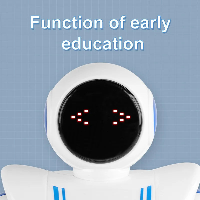 Popular Early Education Smart Kids Toys Space-Style Programming Robot Gesture Sensing Electric Remote Light Music Plastic