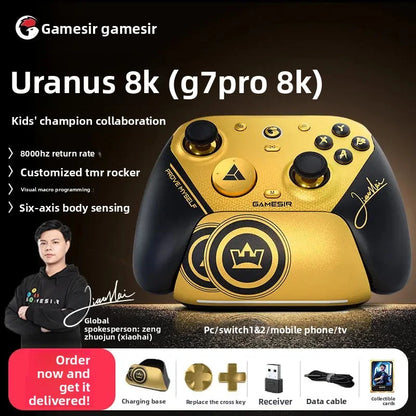 Gamesir G7Pro Uranus 8K Nioh Elite Gaming Controller for 2.4GHz USB-C for PC/Switch2/Mobile/TV