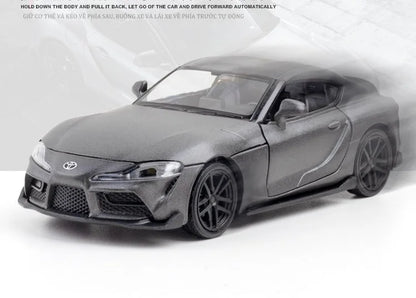 RMZ 1/32 TO YOTA Supra Alloy Car Model Furnishing Articles With Base