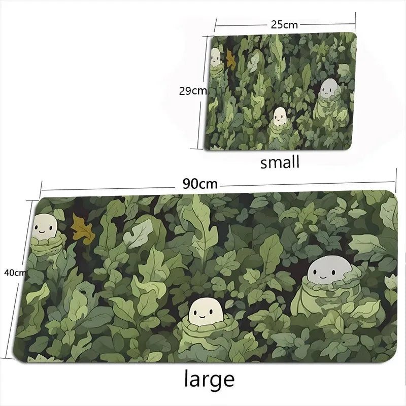 Kawaii Black Cat Mousepad Xxl PC Gaming Mouse Pads Gamer Mats Teclado Pad Mat Laptop Office Carpet 900X400