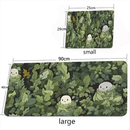 Kawaii Black Cat Mousepad Xxl PC Gaming Mouse Pads Gamer Mats Teclado Pad Mat Laptop Office Carpet 900X400