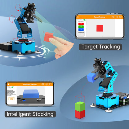 Hiwonder ArmPi Mini 4DOF Vision Robotic Arm Powered by Raspberry Pi Support Python, OpenCV Target Tracking for Beginners