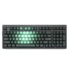 Zornher ZH980 Pink Rosebush Side Engraved Mechanical Keyboard 2.4Ghz Wireless for RGB Backlit Programmable Gaming Office