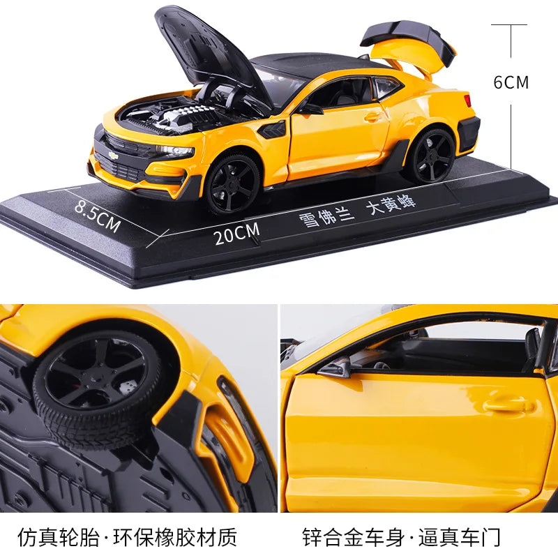 Hot Sale Diecast 1:24 Hornet Sports Car Models Children Birthday Gift Car Toys Metal Model