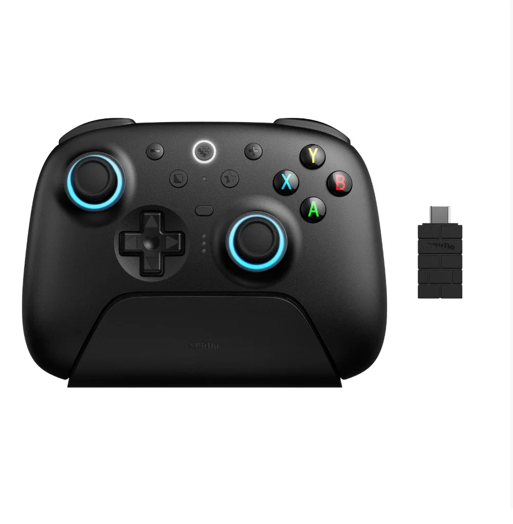 8BitDo Ultimate 2.4G Game Controller Upgraded Hall Effect Joystick for PC Windows / Steam Deck / Android / ISO Gaming Gamepad