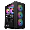 Custom Tempered Glass Panels Gaming Style Window Computer Case Cabinet Desktop with USB 3.0 PC Case