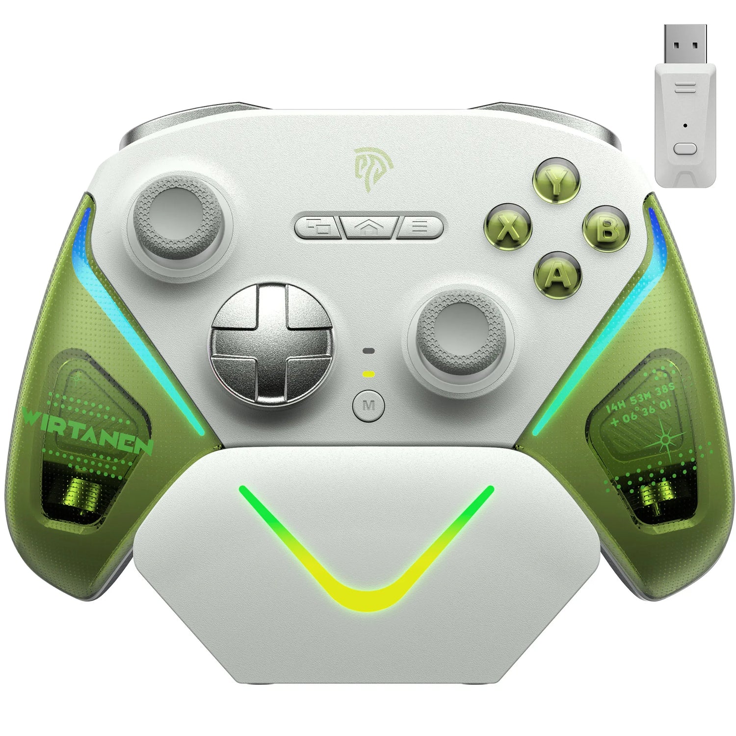 EasySMX D10 Wireless Gaming Controller Wireless Gamepad Compatible with PC/NS/TV/Phone/Steam, TMR Stick Joystick Micro Triggers