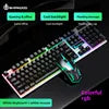 SHIPADOO D500 104 Keys Wired Gaming Keyboard Mouse Combo RGB Backlight USB Wired Gaming Keyboard
