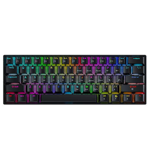 CK23 61-key Three-mode Mechanical Mini Keyboard Brown Switch E-sports Gaming Keyboard