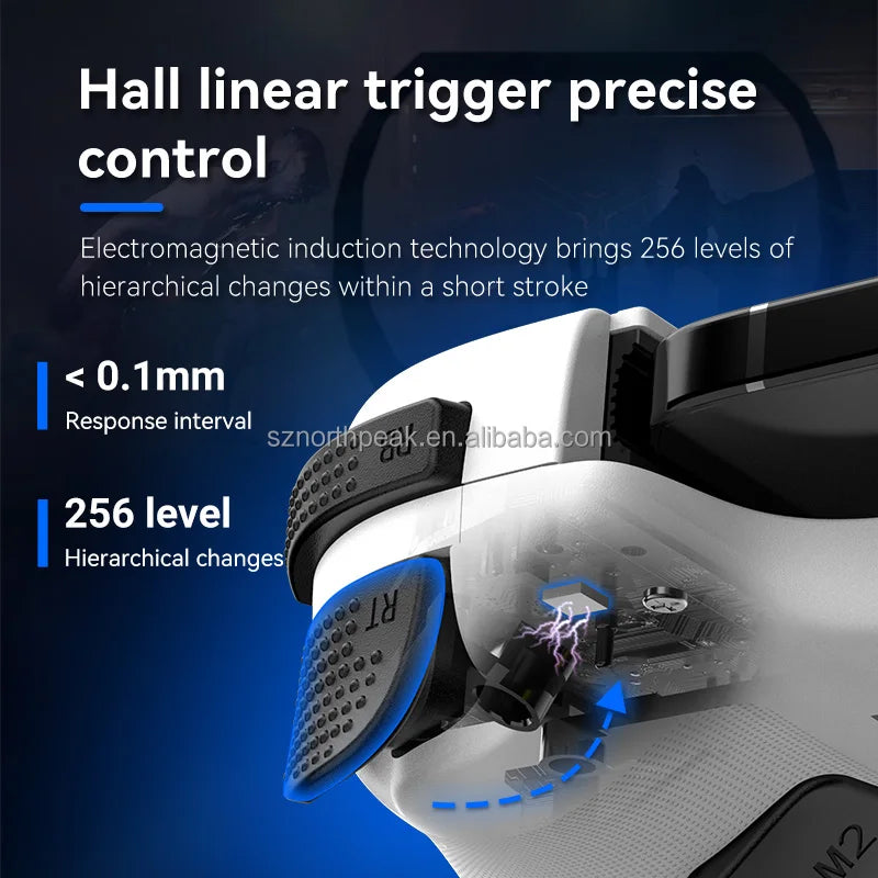 D11 BT Stretching Wireless Gaming Joystick for PC Android IOS Cooling BT Stretching Handle Game Controller