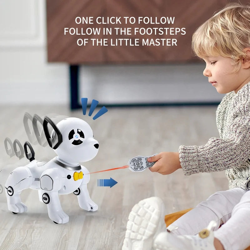 Smart Interactive Music Dancing Handstand Follow Bionic Programming Stunt Infrared Remote Control RC Robotic Pet Robot Dog Toys