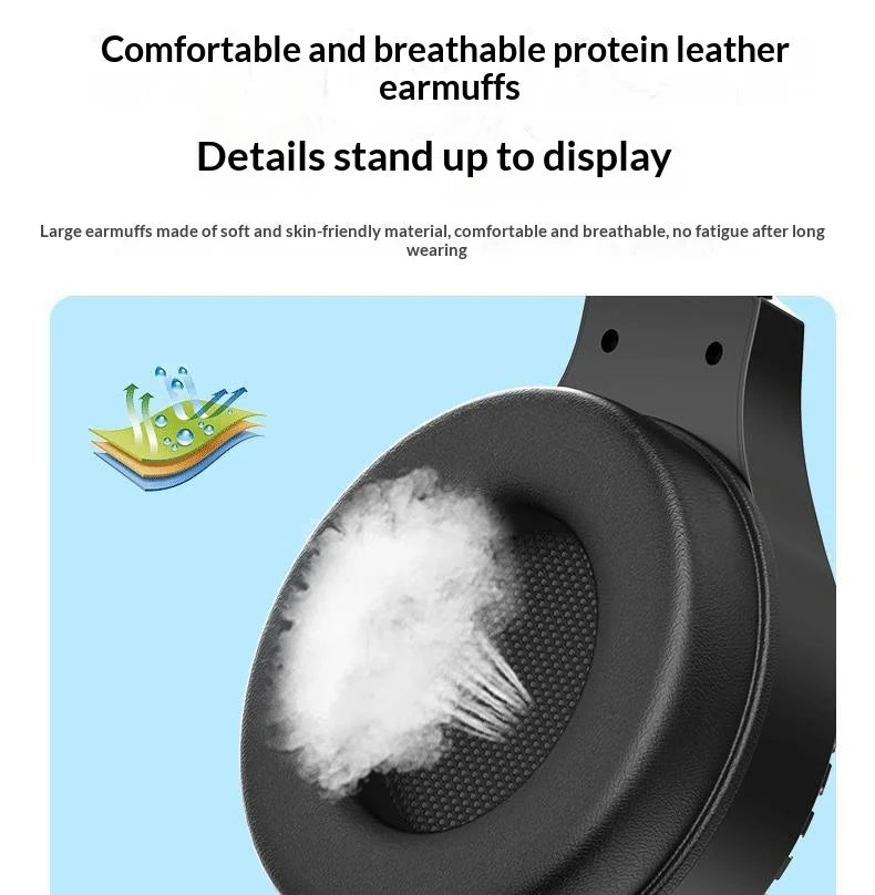 Cross-border Spot E-Sports Over-Ear Gaming 7.1 Surround Sound Active Noise Cancellation (ANC) 2m Cord Over-ear Headphones