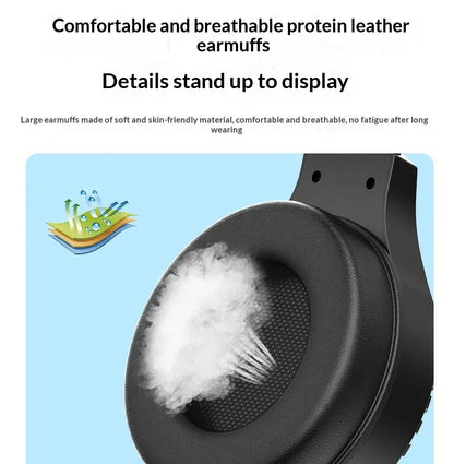 Cross-border Spot E-Sports Over-Ear Gaming 7.1 Surround Sound Active Noise Cancellation (ANC) 2m Cord Over-ear Headphones
