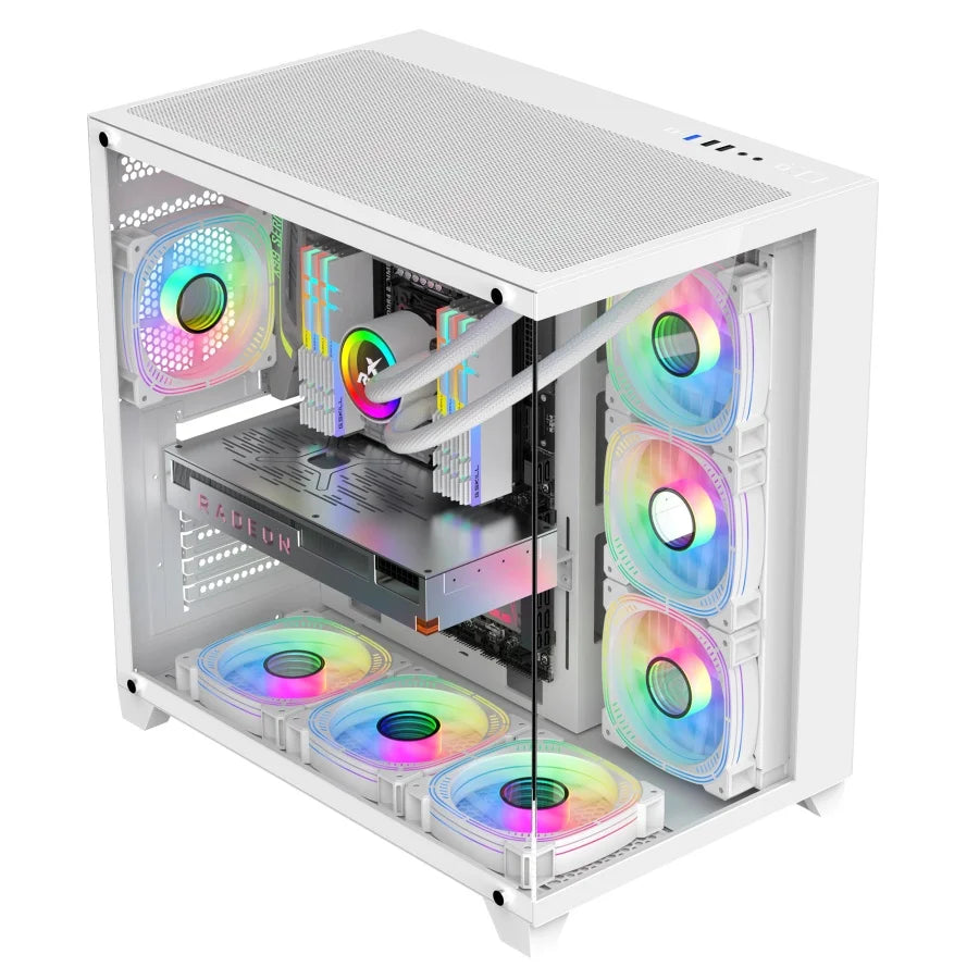 Popular 2024 Low Price PC Cases Full Tower Gaming ATX Gamer Cabinet Computer PC Case Casing for Desktop