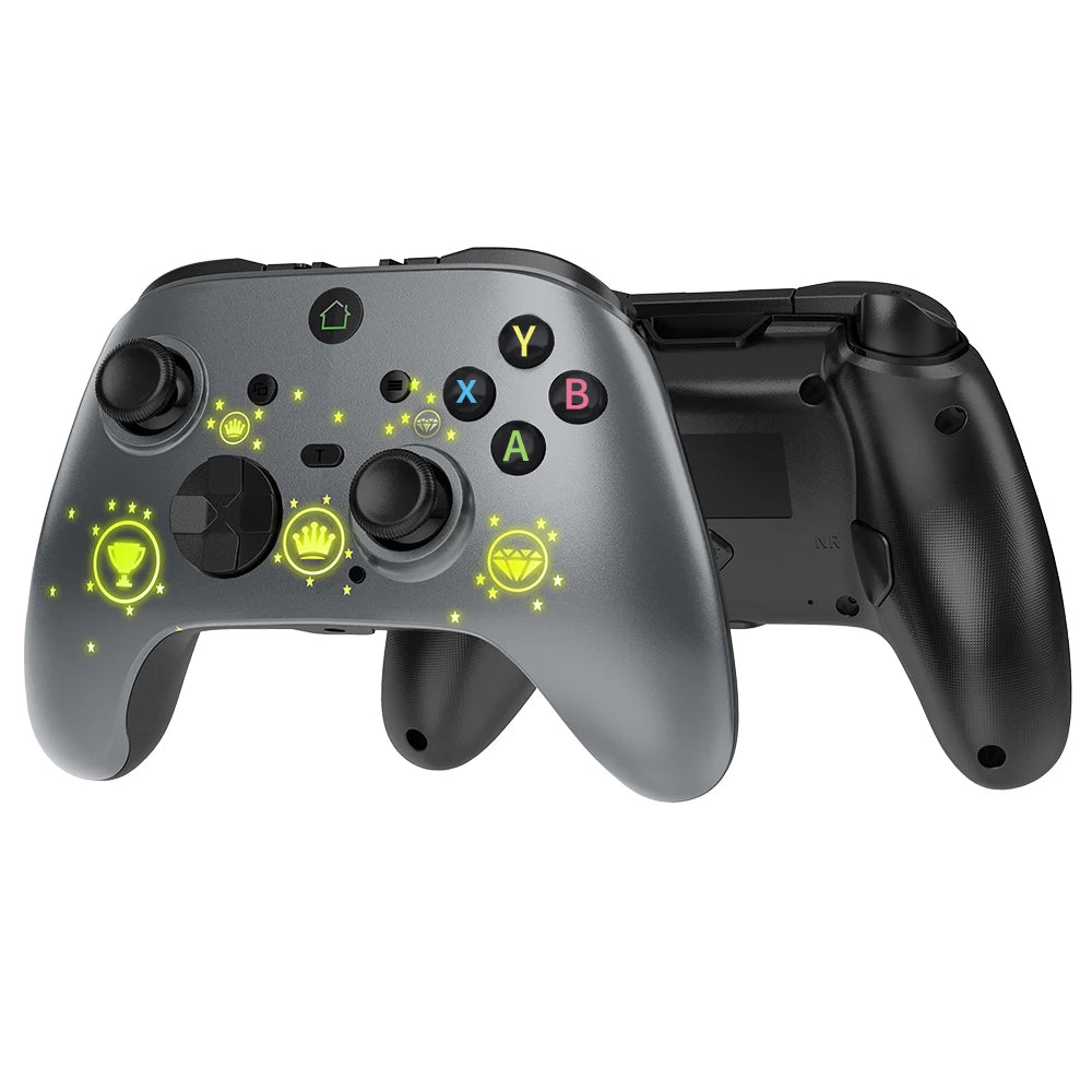 Wireless BT Joystick Gaming Directly Connected PC for N-switch Gaming Controller with Turbo Button and Vibration Motor