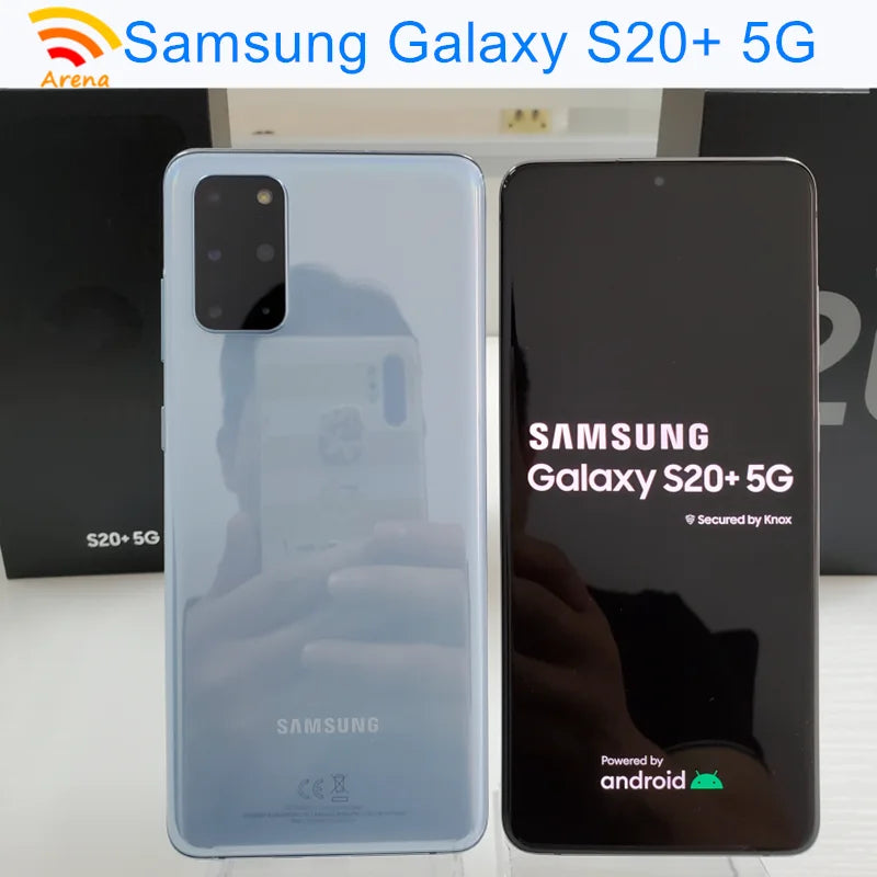 Samsung Galaxy S20 Plus S20+ 5G G986N 12GB RAM 256GB ROM 6.7" NFC Snapdragon Octa Core Original Unlocked Android Cell Phone