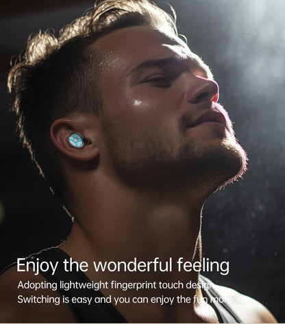 Mech Style DX07 Gaming TWS Earphone BT 5.3 RGB Led Light Digital Auriculares Audifonos HIFI Headphone DX-07 True Wireless Earbud