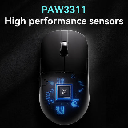 Ajazz AJ159 P MC Wireless Gaming Mouse Ergonomic Lightweight 12000DPI 2.4G USB Optical PAW3311 Sensor Gaming Mouse