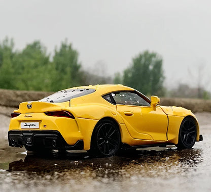RMZ 1/32 TO YOTA Supra Alloy Car Model Furnishing Articles With Base