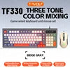 T-WOLF TF330 Wired Keyboard and Mouse Combos Gaming 98 Keys LED Backlit Keyboard 7200DPI 6D Mouse Office Gaming Set for Desktop