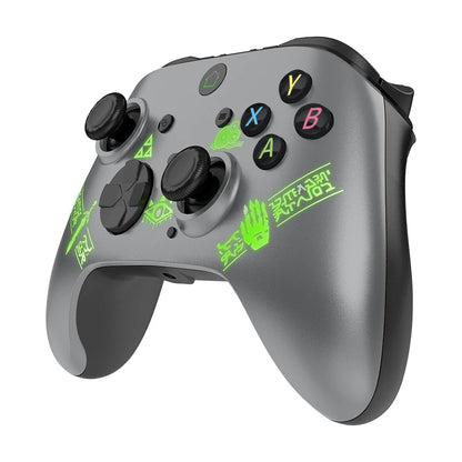 Wireless BT Joystick Gaming Directly Connected PC for N-switch Gaming Controller with Turbo Button and Vibration Motor