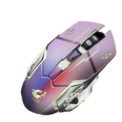 Ergonomic Wired Gaming Mouse With 6 Programmable RGB LED Keys 4000DPI USB Silent Gamer Mice for PC Computer & Laptop