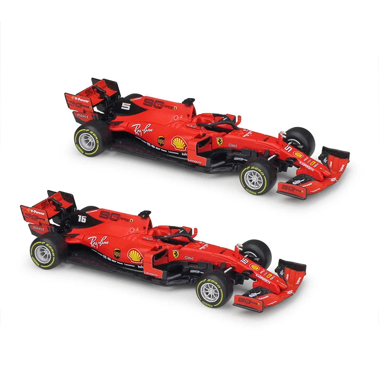 Bburago 1:43 2019 SF90 #5 # 16 Two-car Sets  Alloy Car Die Cast Model Toy Collectible