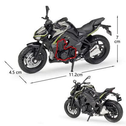 Motorcycle  Z 1000 R 1 :18 Diecast Model Cars Motorcycle Toy Cars for Kids
