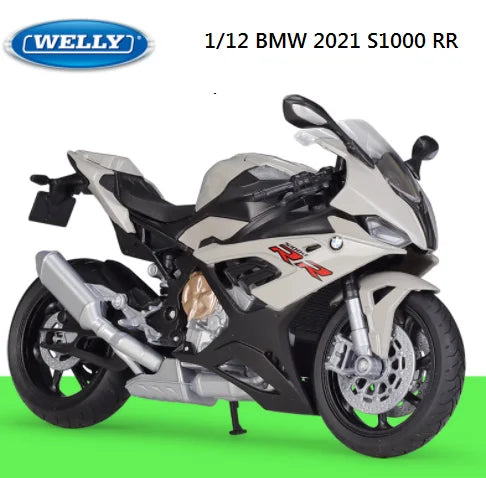 1:12 Motorcycles 2021BMW S1000RR Heavy Locomotive Alloy Motorcycle Simulation Model Toys